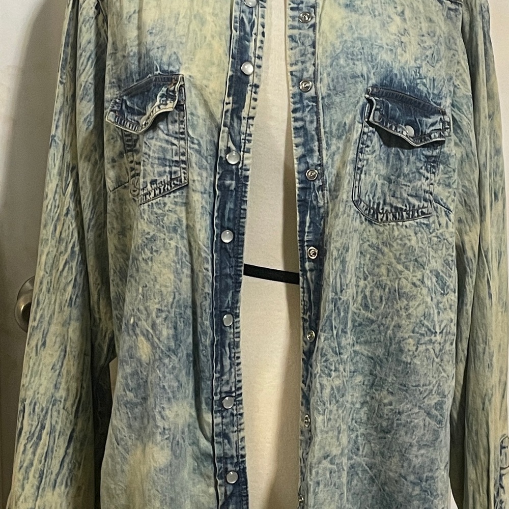 Ashley Stewart Denim Shirt